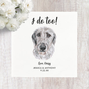 Serviette En Papier Chien Mariage Cocktail serviettes