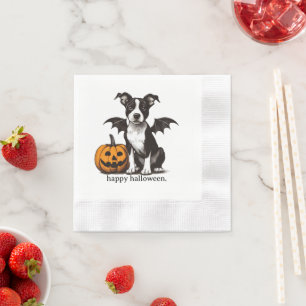 Serviette En Papier Chiens de Halloween