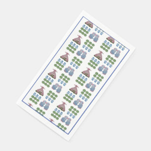 Serviette En Papier Chiens du Staffordshire Topiary Ginger Jar