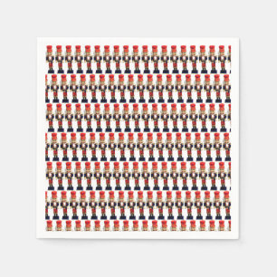 Serviette En Papier Chiffres traditionnels de craquelins en bois