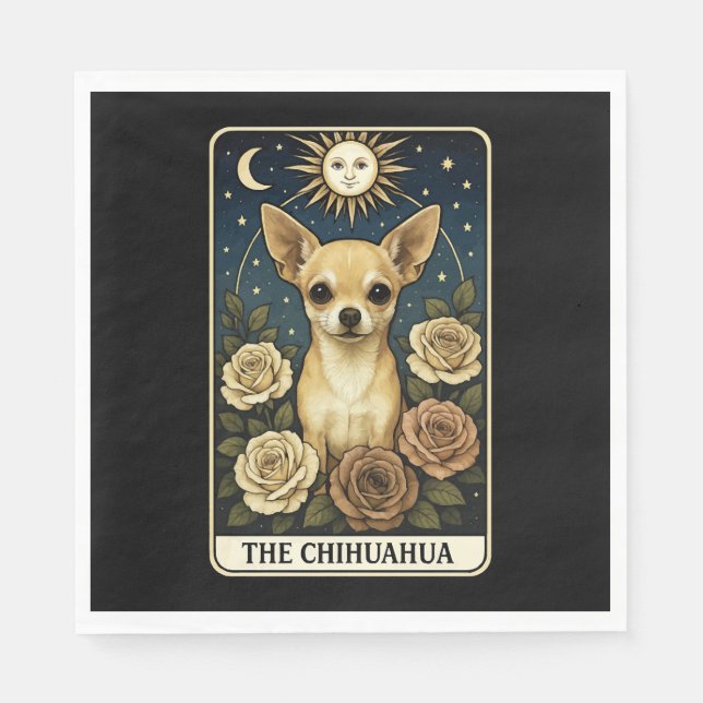 Serviette En Papier Chihuahua (Devant)