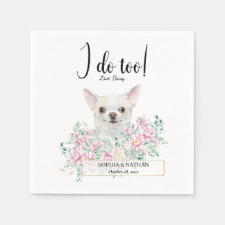 Serviette En Papier Chihuahua Chien Mariage Cocktail Serviettes