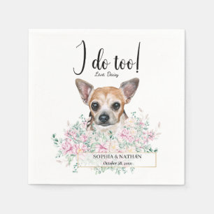 Serviette En Papier Chihuahua Chien Mariage Cocktail Serviettes
