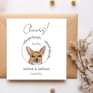 Serviette En Papier Chihuahua Chien Mariage Cocktail serviettes