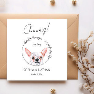 Serviette En Papier Chihuahua Chien Mariage Cocktail serviettes