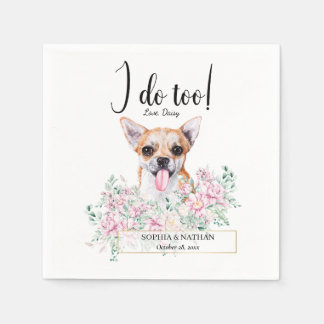 Serviette En Papier Chihuahua Chien Mariage Cocktail Serviettes