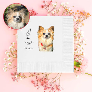 Serviette En Papier Chihuahua Chien Personnalisé Je le fais aussi