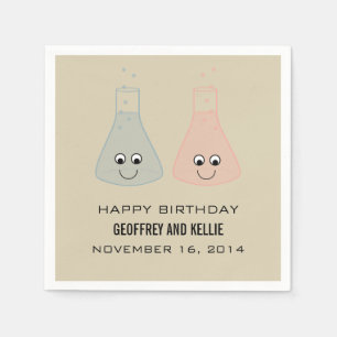 Serviette En Papier Chimie mignonne Papier d'anniversaire