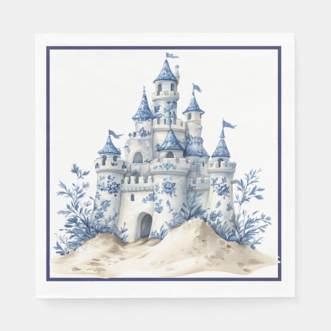 Serviette en papier chinoiserie (Devant)