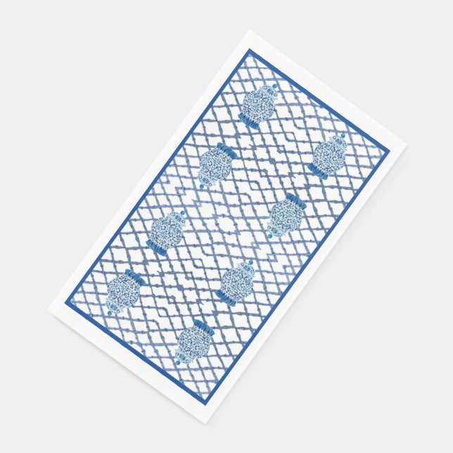 Serviette En Papier Chinoiserie Bamboo Ginger Jar (Coin)