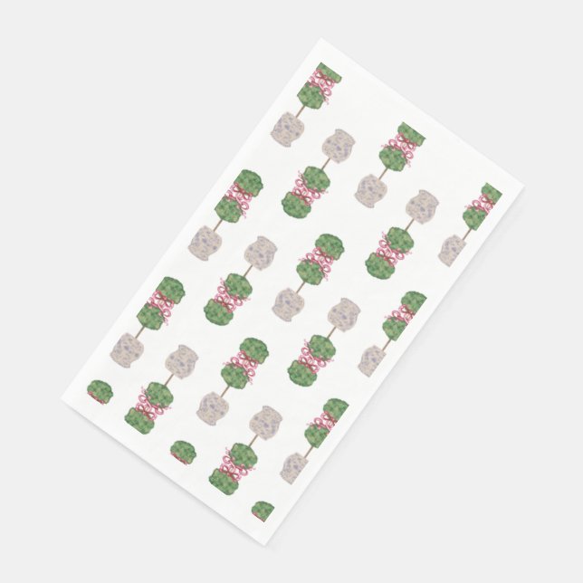 Serviette En Papier Chinoiserie Ginger Jar Jars Topiary (Coin)