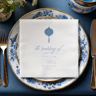 Serviette En Papier Chinoiserie Hanging Lantern Motif ID1094