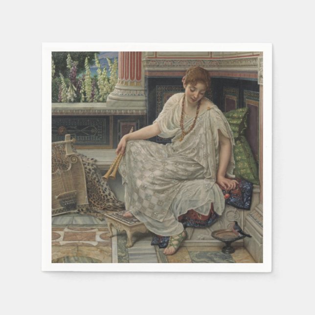 Serviette En Papier Chloe (par Edward Poynter) (Devant)