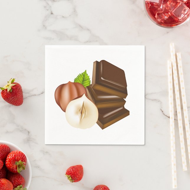 Serviette En Papier Chocolat Pièces Papier serviettes (Créateur téléchargé)