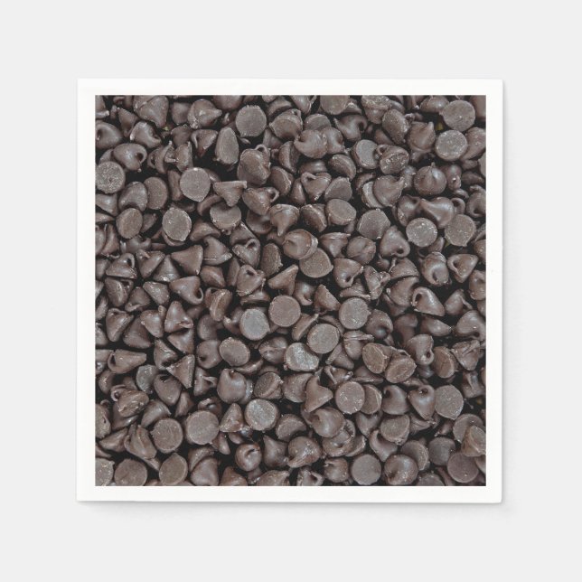 Serviette En Papier Chocolate Chips Collection (Devant)