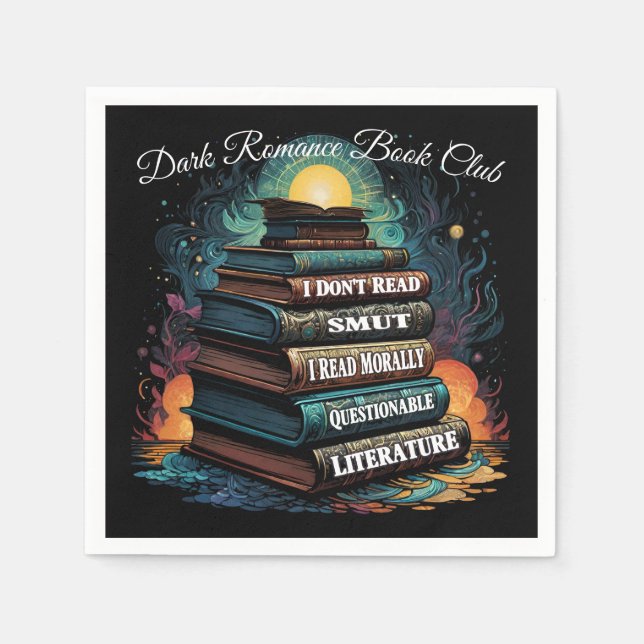 Serviette En Papier Choix de livres Humour (Devant)
