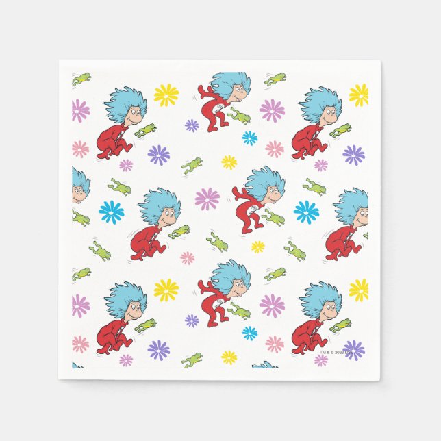 Serviette En Papier Chose Une Chose Deux Chaussures Hoppy Motif (Devant)