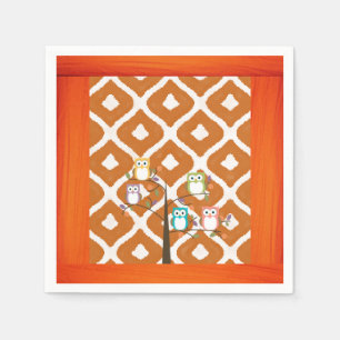 Serviette En Papier Chouette en papier