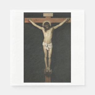 Serviette En Papier Christ crucifié sur la Croix (foi) (Vélasquez)