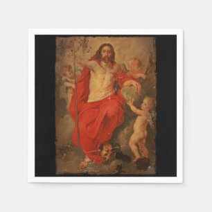 Serviette En Papier Christ triomphe sur la mort et le péché