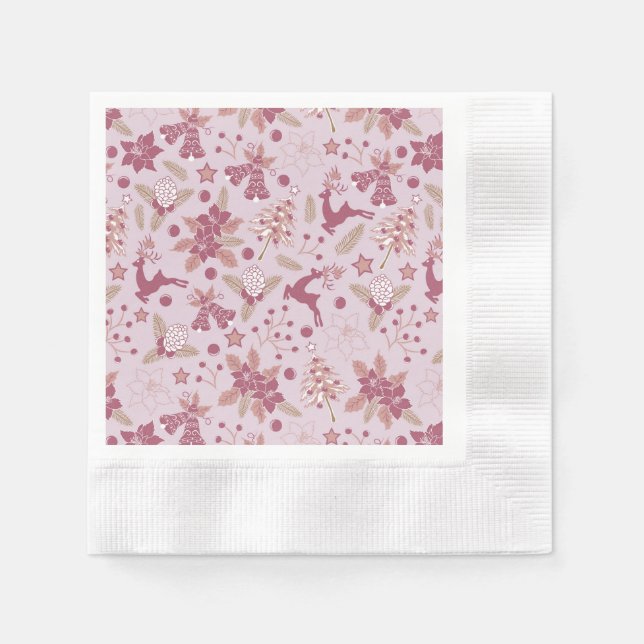 Serviette En Papier Christmas holidays (Devant)