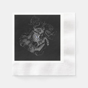 Serviette En Papier Chrome comme Taurus Zodiac Connexion Hevelius Blac