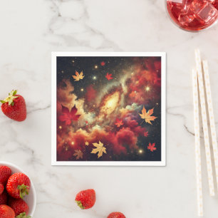 Serviette En Papier Chute Cosmique Nebula Découpage serviettes