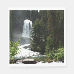 Serviette En Papier Chutes Virginia au parc national de Glacier