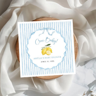 Serviette En Papier Ciao Baby Citron Baby Shower Nuit