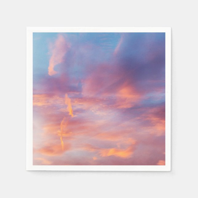 Serviette En Papier ciel aguicheur (Devant)