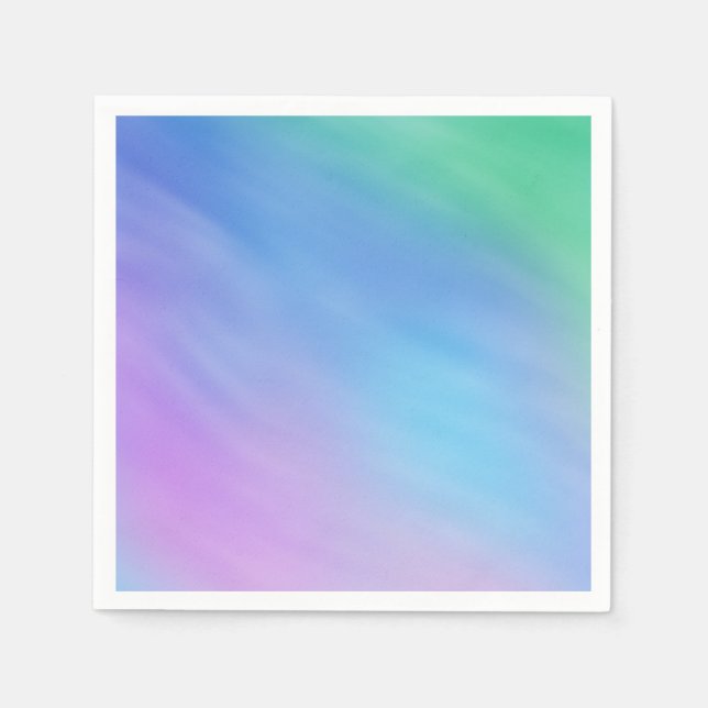 Serviette En Papier Ciel Arc-en-ciel Féminin Douce (Devant)