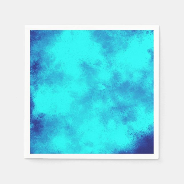 Serviette En Papier Ciel Bleu  (Devant)