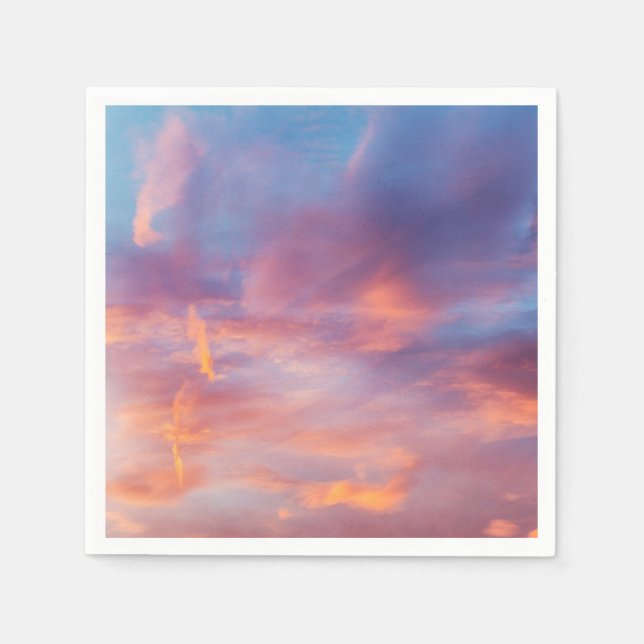 Serviette En Papier ciel flirtant (Devant)