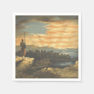 Serviette En Papier Ciel patriotique de PIÈCE EN T