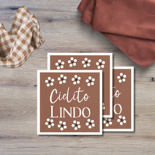 Serviette En Papier Cielito Lindo Talavera Baby shower mexicain Fiesta