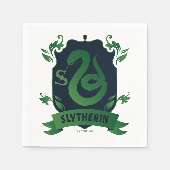 Serviette En Papier Cimetière SLYTHERIN™ (Devant)