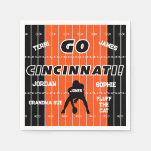 Serviette En Papier Cincinnati Football Family Paper Napkin