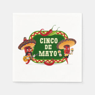 Serviette En Papier Cinco De Mayo