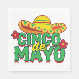 Serviette En Papier Cinco de Mayo Fiesta