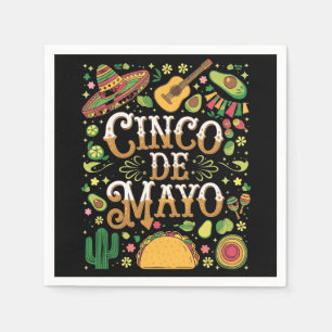 Serviette En Papier Cinco De Mayo Fiesta Eléments De Soirée