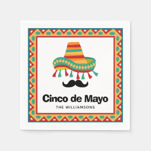 Serviette En Papier Cinco de Mayo Personnalisé