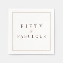 Cinquante et fabuleux fête d'anniversaire