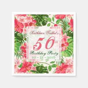 Serviette En Papier Cinquantième serviette de papier de fête