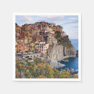 Serviette En Papier Cinque Terre, Italie