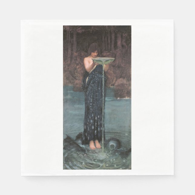 Serviette En Papier Circe Invidiosa (Mythologie grecque classique) (Devant)