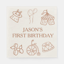 Cirque d'anniversaire pour le premier anniversaire