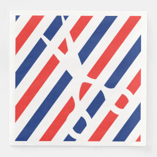 Serviette En Papier Ciseaux en barbier