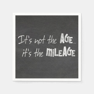 Serviette En Papier citation amusante sur tableau noir