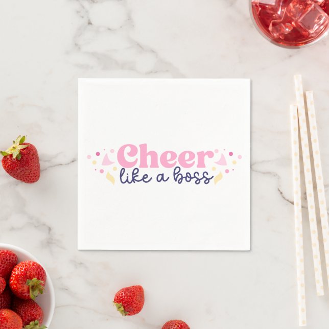 Serviette En Papier Citation Applaudir comme un Patron  (En situation)