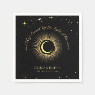 Serviette En Papier Citation céleste Star Dust Mariage mystique